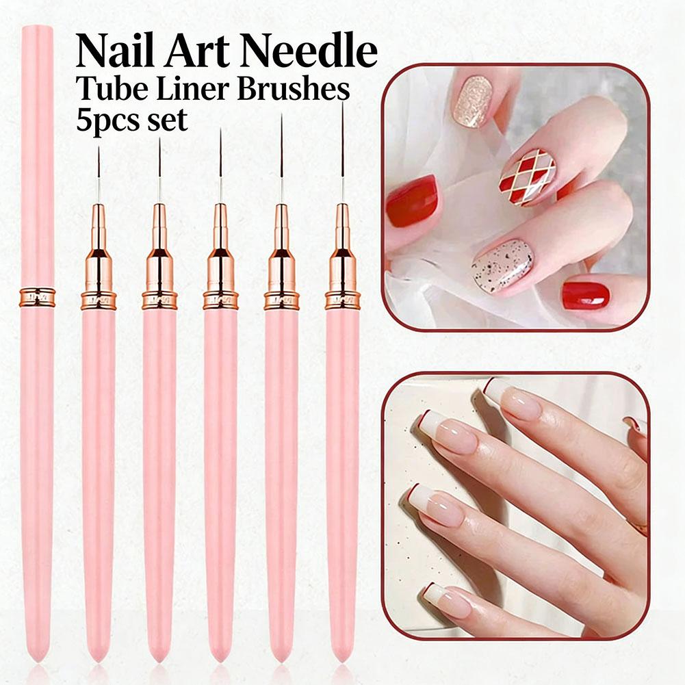 Brush Bristle Set - 5PCS Nail Art Liner Brush Set
