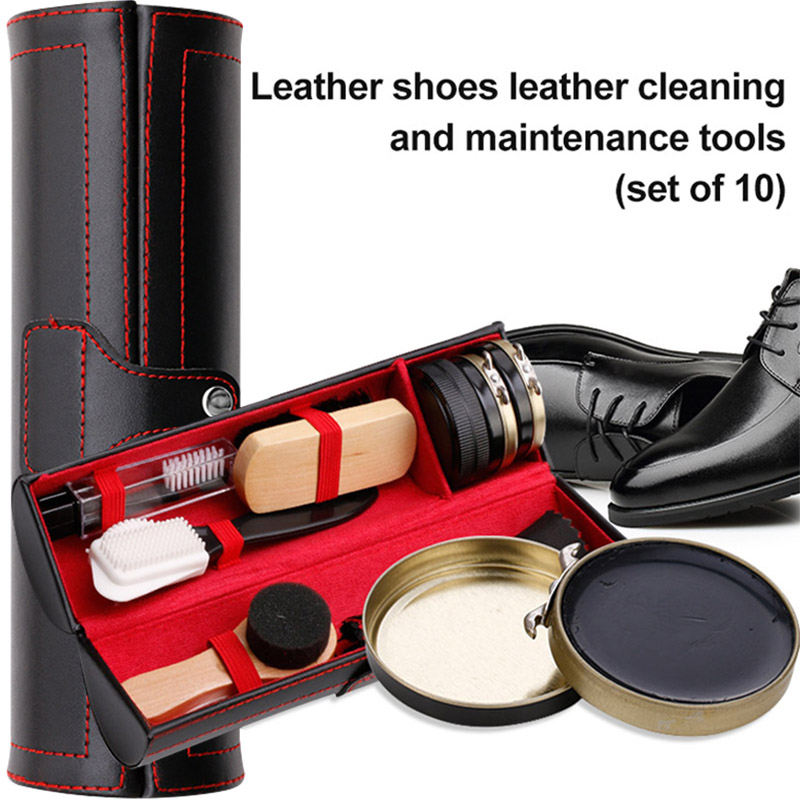 Sneaker Care Cleaning Kit - 1 Set Leather Shoes Polish Set