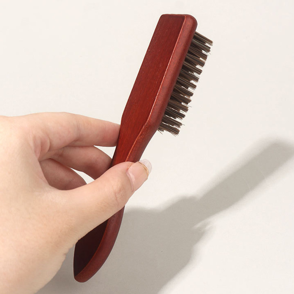 2Pcs Beard Grooming Brush Wood - огляд і ціна Brush Bristle Set
