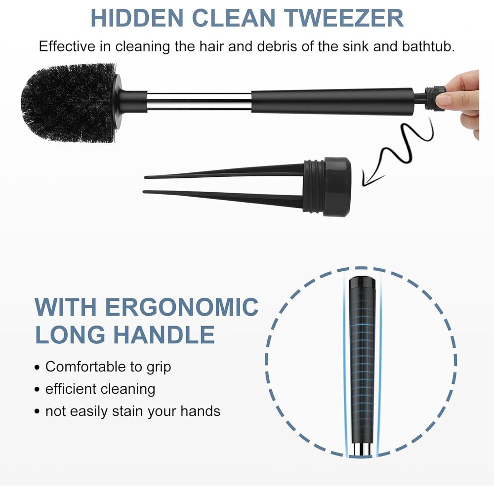 Closing Lid Toilet Bowl Brushe - огляд і ціна Brush Bristle Set