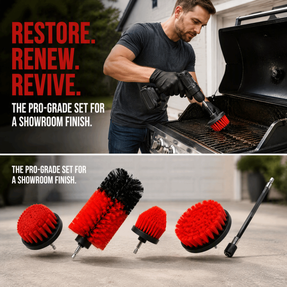 5Pcs Round Brush Head Drill Br - огляд і ціна Brush Bristle Set
