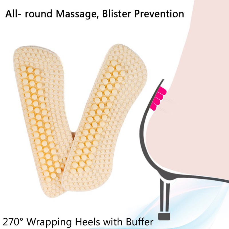 1Pair Silicone Inserts Soft Ma - огляд і ціна Heel Liner Grip