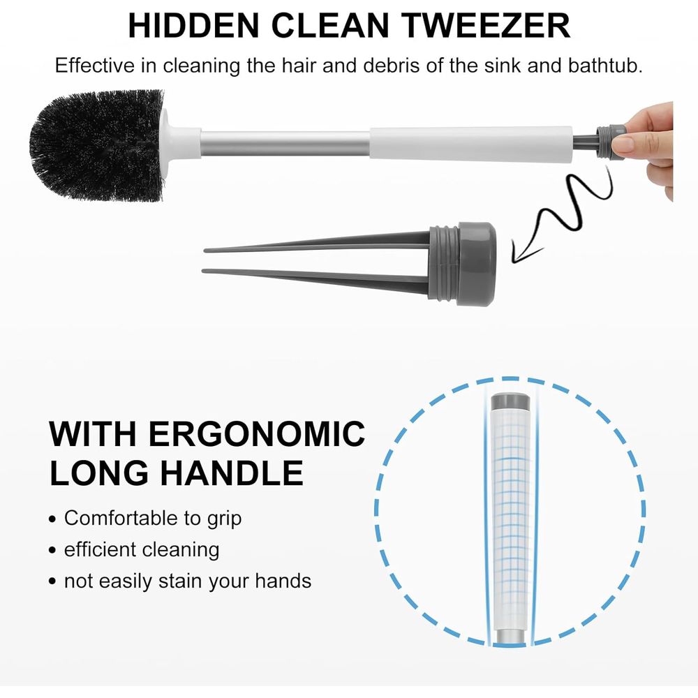 Closing Lid Toilet Bowl Brushe - огляд і ціна Brush Bristle Set