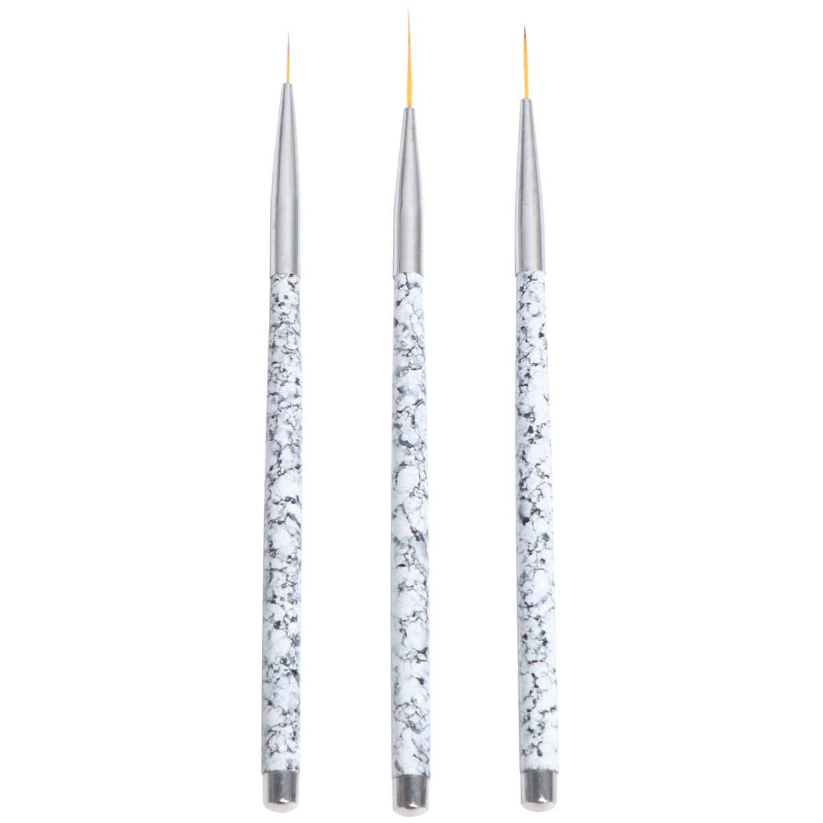 3Pcs Nail Art Liner Brushes Se - огляд і ціна Brush Bristle Set