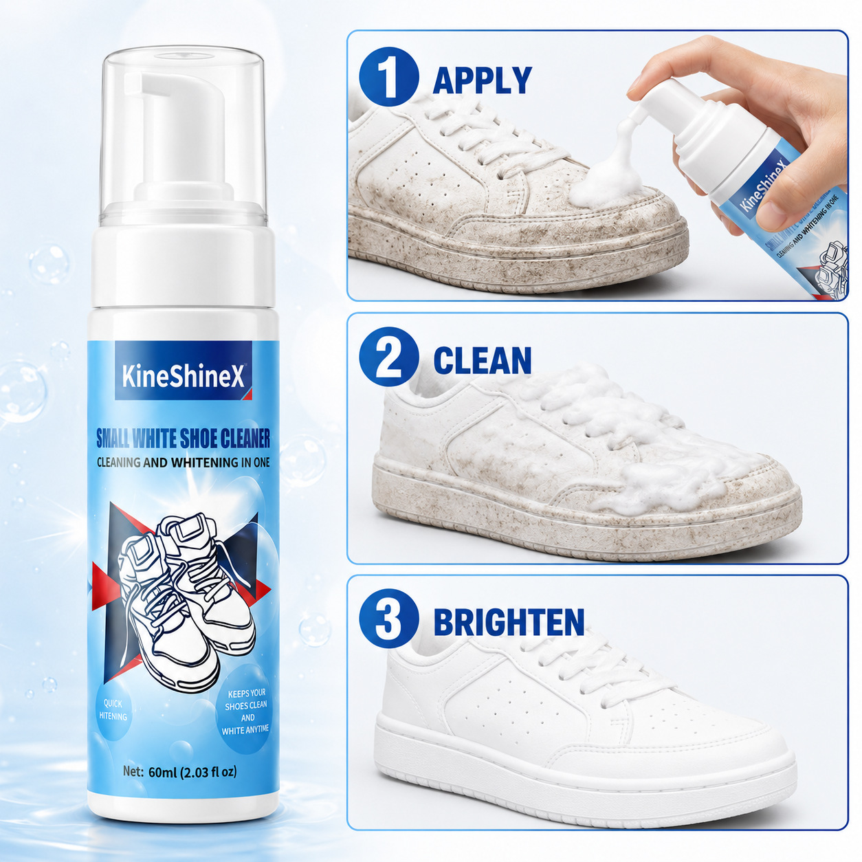Gihen Shoe Cleaner Kits Water- - огляд і ціна Sneaker Care Cleaning Kit
